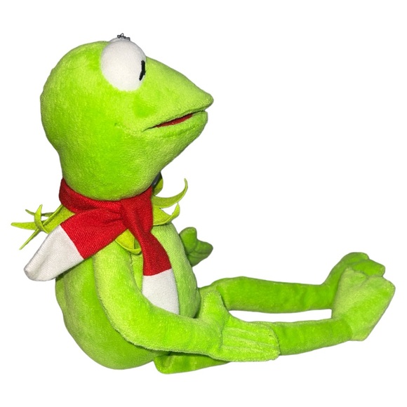 Kermit the frog Christmas Scarf Stuffed Toy The Muppets Plush 18 Best Made Toys - Picture 4 of 6